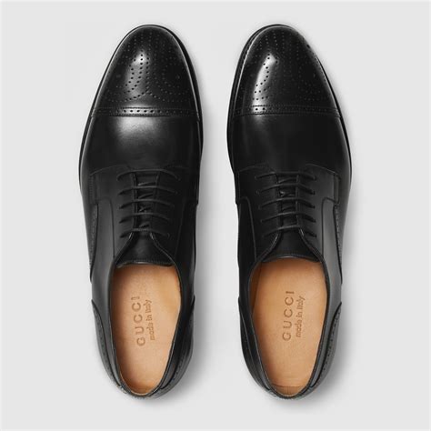 gucci leather lace up shoes for men|gucci lace up boots.